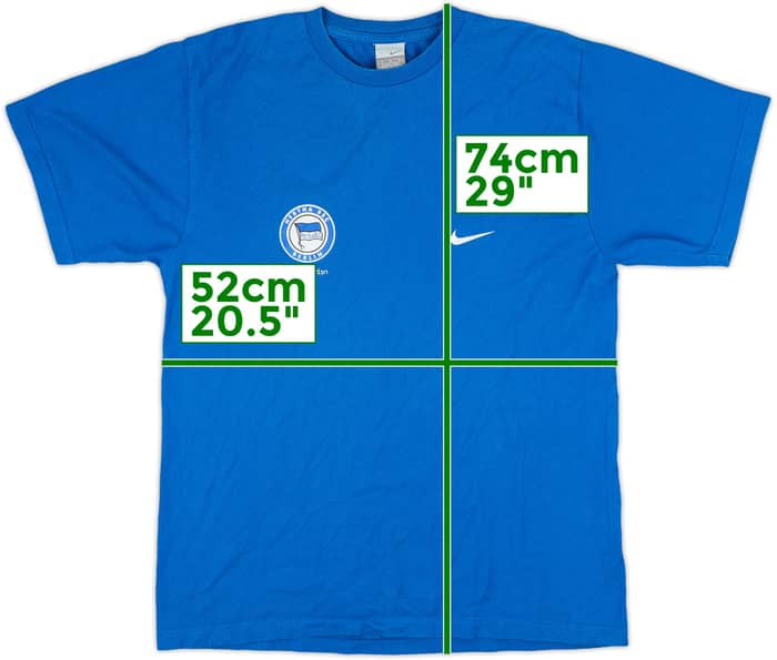 2002-04 Hertha Berlin Nike Cotton Tee - 6/10 - (M)