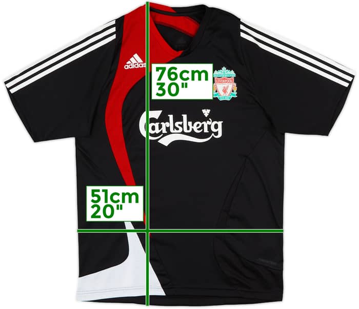 2007-08 Liverpool adidas Formotion Training Shirt - 8/10 - (L)
