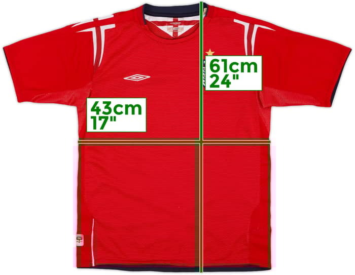 2004-06 England Away Shirt - 8/10 - (L.Boys)