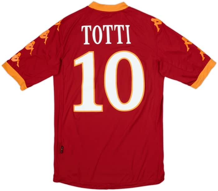 2010-11 Roma Home Shirt Totti #10 - 6/10 - (M)