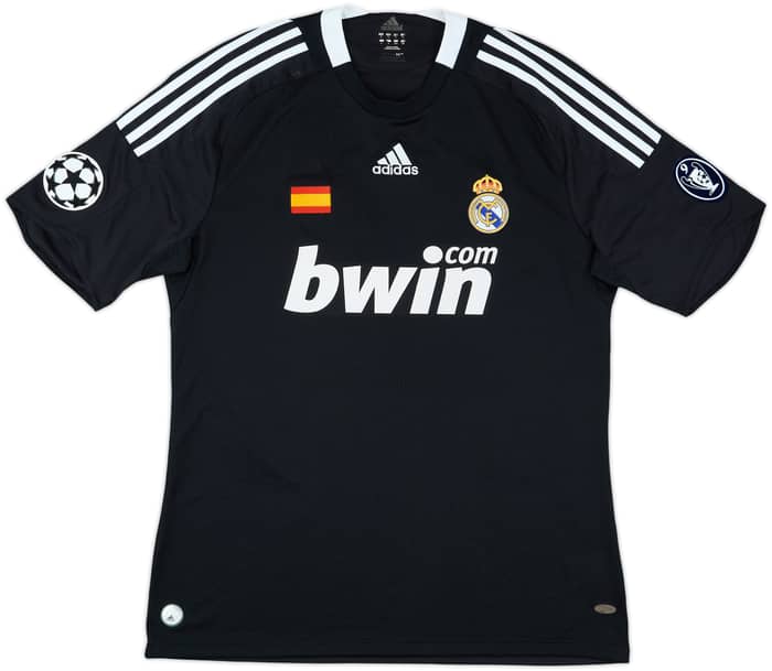 2008-09 Real Madrid CL Third Shirt Raul #7 - 7/10 - (L)