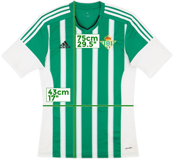 2015-16 Real Betis Home Shirt #22 - 4/10 - (S)