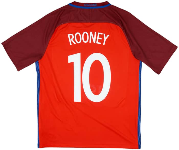 2016-17 England Away Shirt Rooney #10 - 9/10 - (L)
