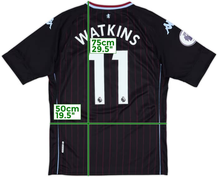 2020-21 Aston Villa Away Shirt Watkins #11 - 8/10 - (L)