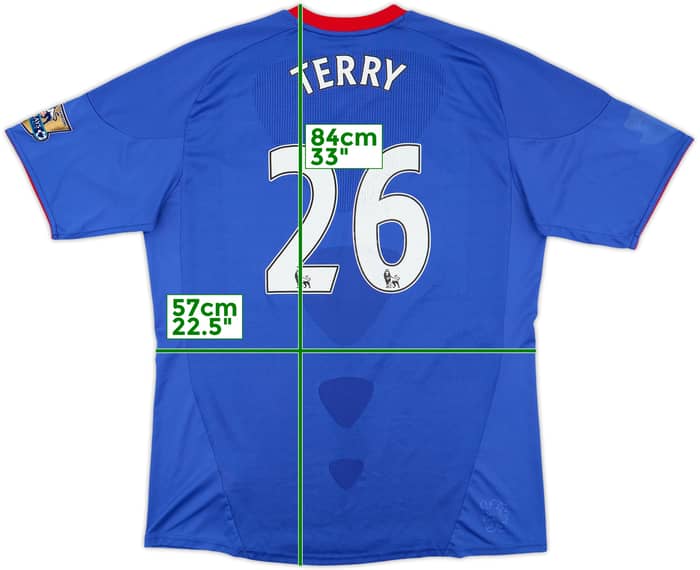 2010-11 Chelsea Home Shirt Terry #26 - 6/10 - (XL)