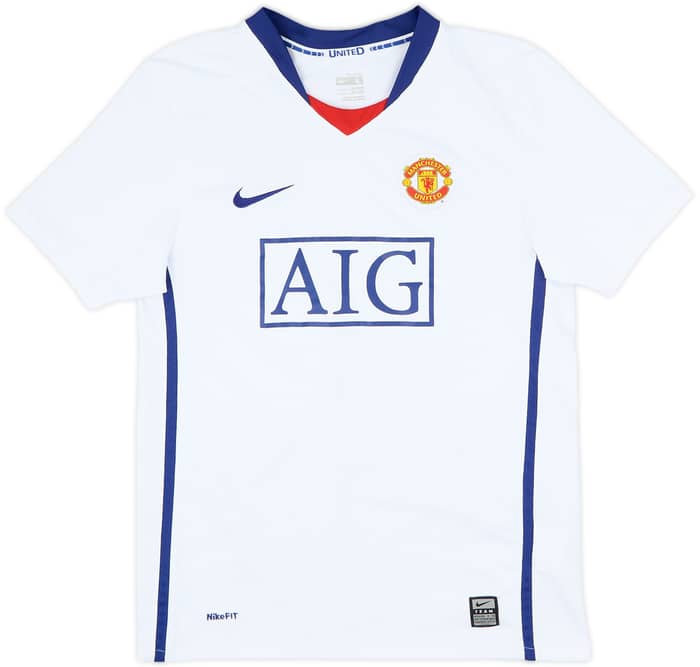 2008-10 Manchester United Away Shirt Ronaldo #7 - 10/10 - (L.Boys)