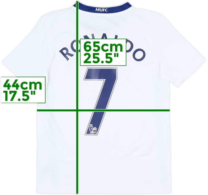 2008-10 Manchester United Away Shirt Ronaldo #7 - 10/10 - (L.Boys)