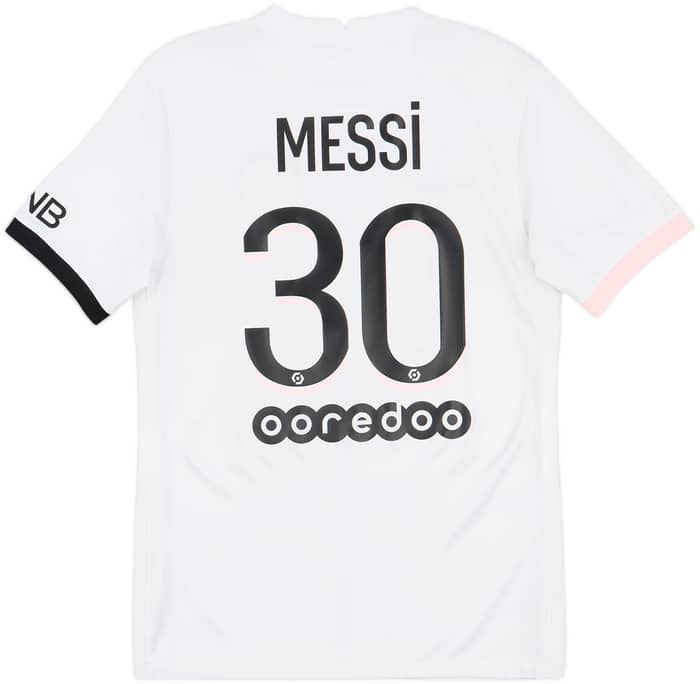 2021-22 Paris Saint-Germain Away Shirt Messi #30 - 6/10 - (S)