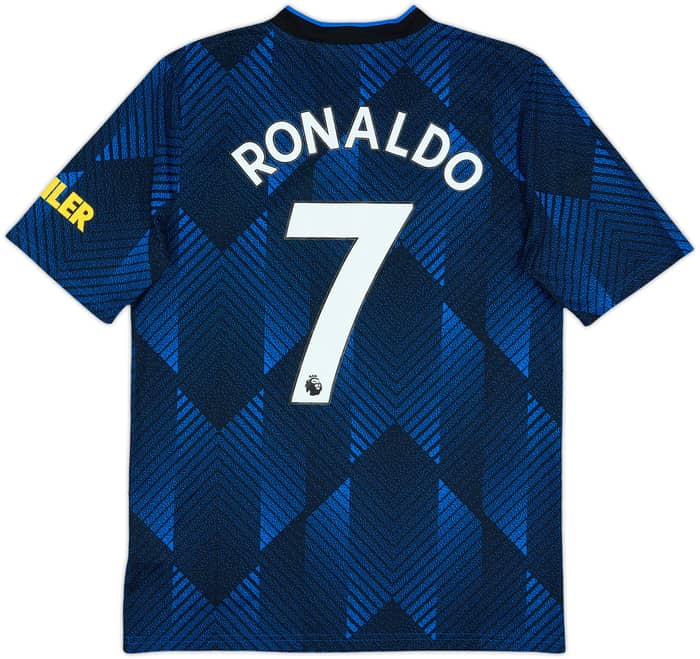 2021-22 Manchester United Third Shirt Ronaldo #7 - 10/10 - (XL.Boys)