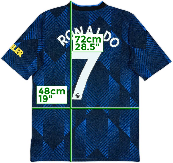 2021-22 Manchester United Third Shirt Ronaldo #7 - 10/10 - (XL.Boys)