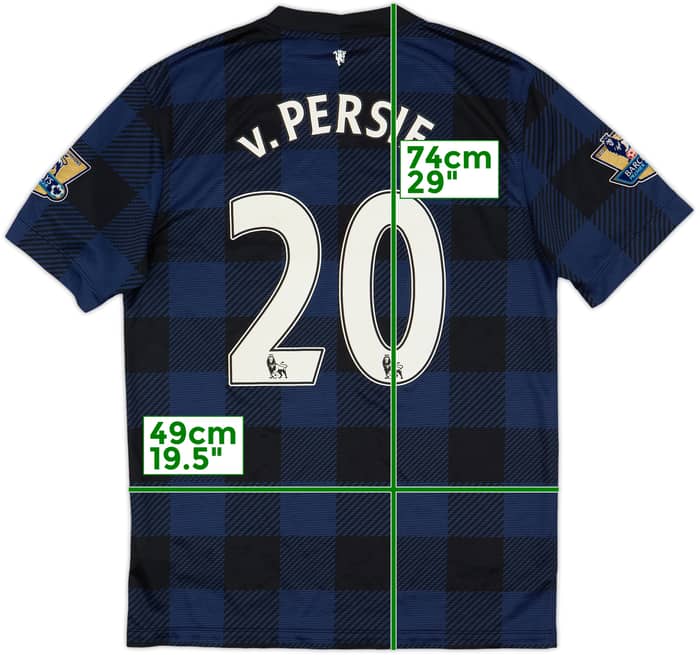 2013-14 Manchester United Away Shirt v.Persie #20 - 6/10 - (M)