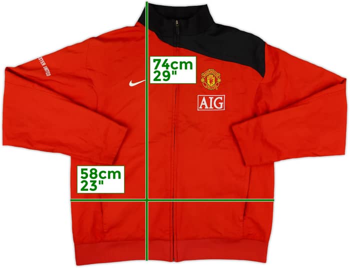 2008-09 Manchester United Nike Track Jacket - 8/10 - (L)