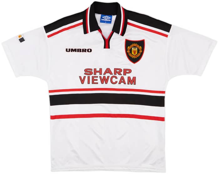 1997-99 Manchester United Away Shirt Beckham #7 - 10/10 - (M)