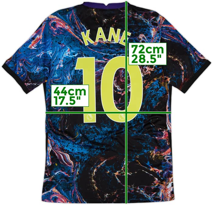 2021-22 Tottenham Away Shirt Kane #10 - 10/10 - (S)