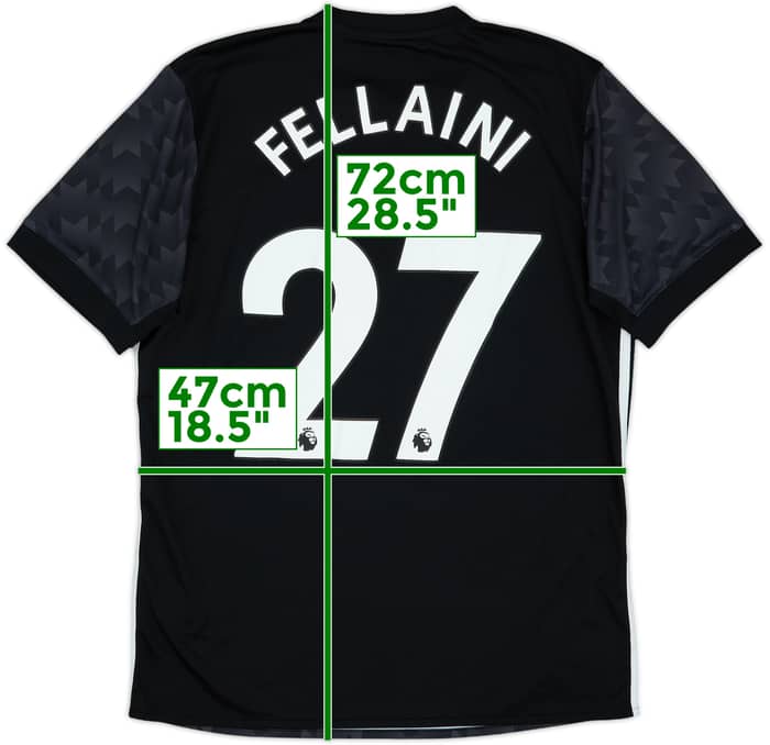 2017-18 Manchester United Away Shirt Fellaini #27 - 6/10 - (M)