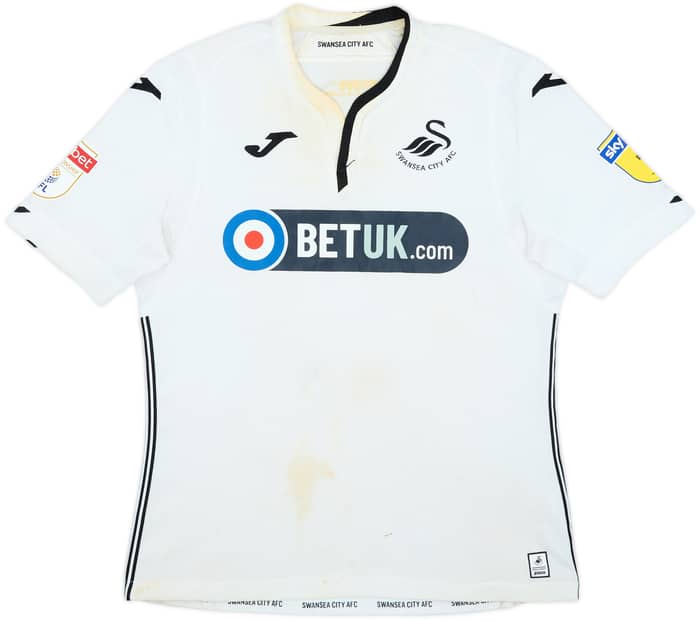 2018-19 Swansea Home Shirt - 3/10 - (L)