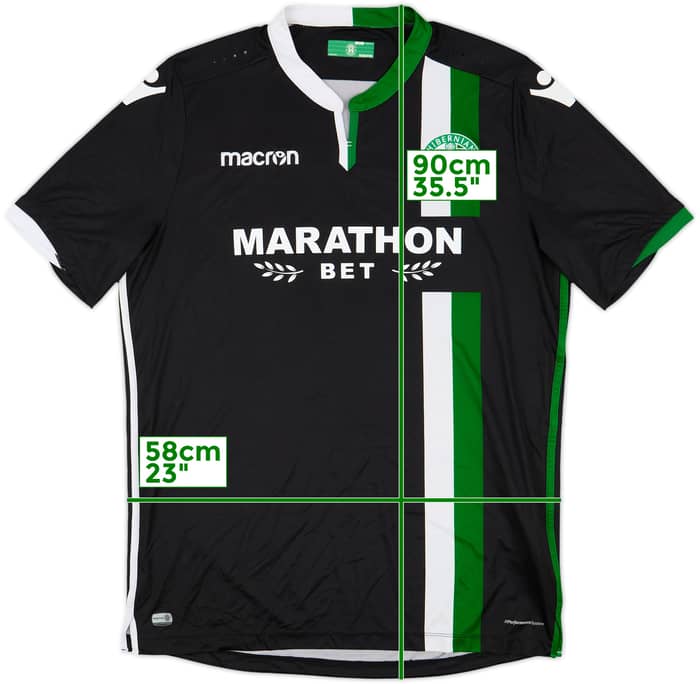 2017-18 Hibernian Away Shirt - 7/10 - (3XL)