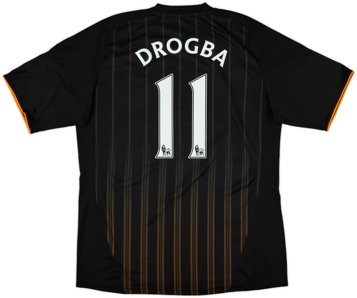 2010-11 Chelsea Away Shirt Drogba #11 - 8/10 - (L)