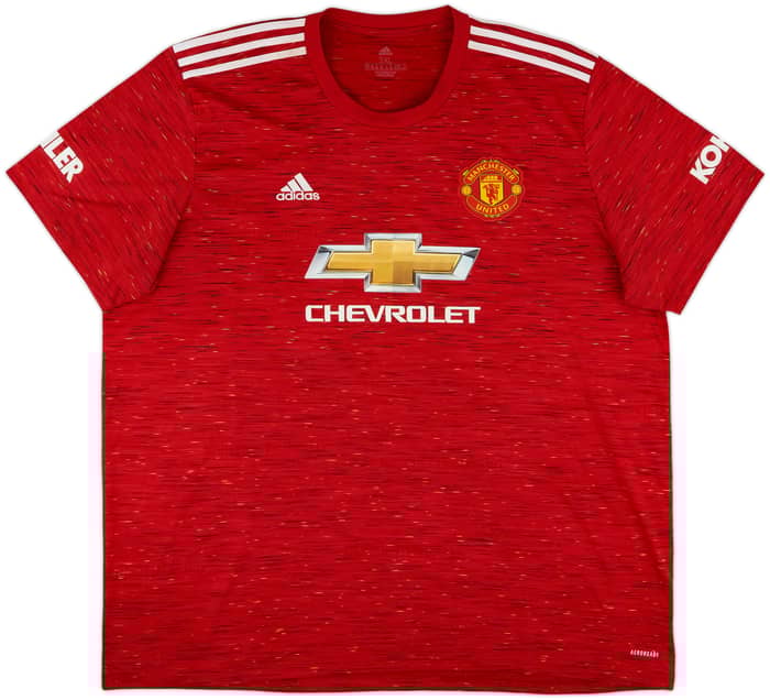 2020-21 Manchester United Home Shirt B.Fernandes #18 - 7/10 - (3XL)