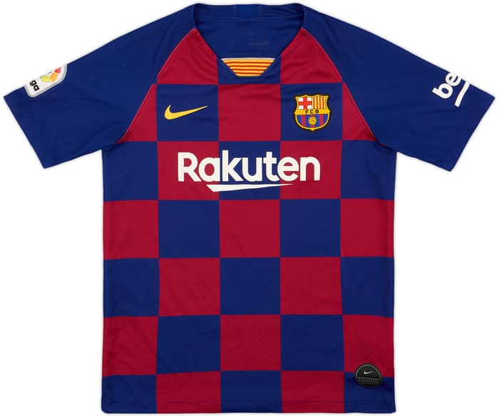 2019-20 Barcelona Home Shirt - 7/10 - (L.Boys)