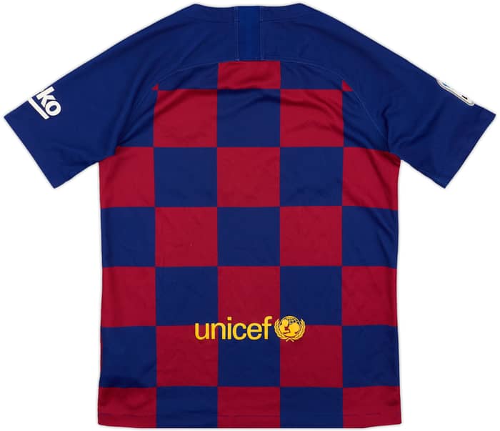 2019-20 Barcelona Home Shirt - 7/10 - (L.Boys)