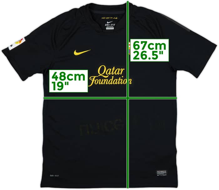 2011-12 Barcelona Away Shirt - 5/10 - (XL.Boys)