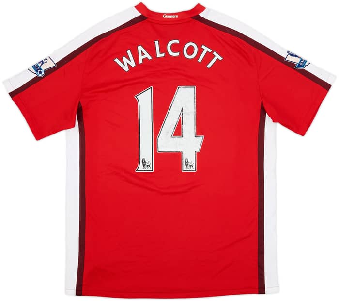 2008-10 Arsenal Home Shirt Walcott #14 - 6/10 - (L)