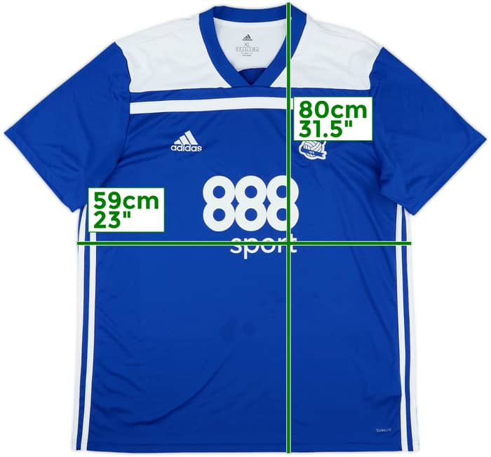 2018-19 Birmingham Home Shirt - 8/10 - (XL)