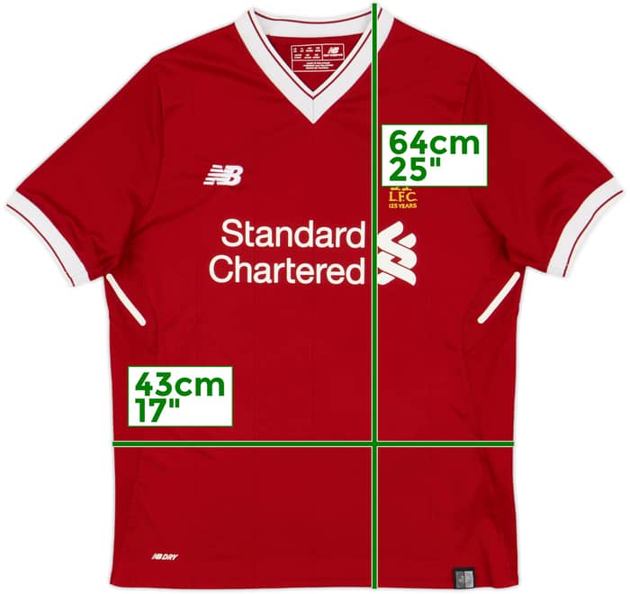 2017-18 Liverpool 125 Years Home Shirt - 8/10 - (L.Boys)
