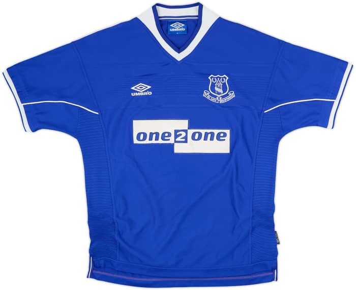 1999-00 Everton Home Shirt Moore #23 - 8/10 - (L)