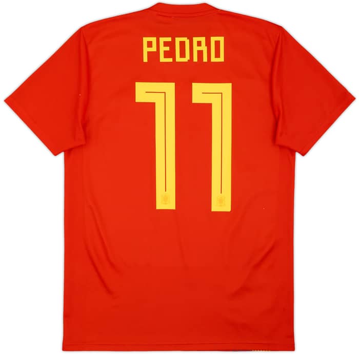 2018-19 Spain Home Shirt Pedro #11 - 8/10 - (S)