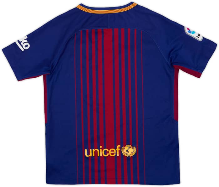 2017-18 Barcelona Home Shirt - 5/10 - (M.Boys)
