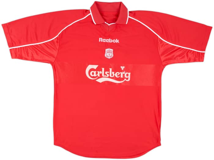 2000-02 Liverpool Home Shirt Gerrard #17 - 5/10 - (M)