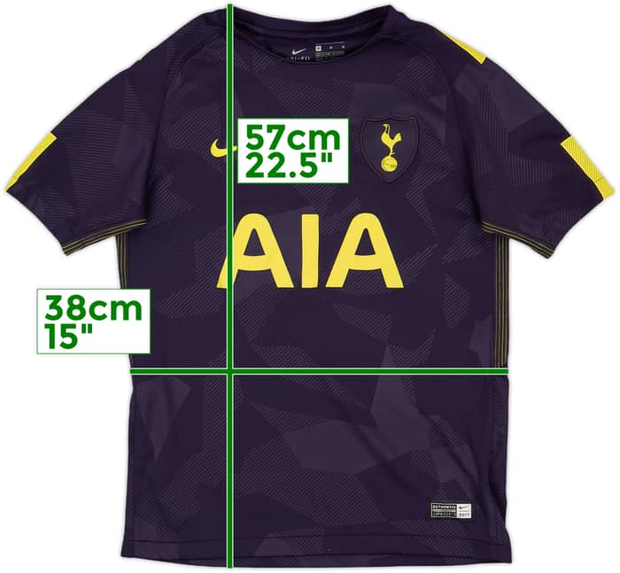2017-18 Tottenham Third Shirt - 7/10 - (M.Boys)