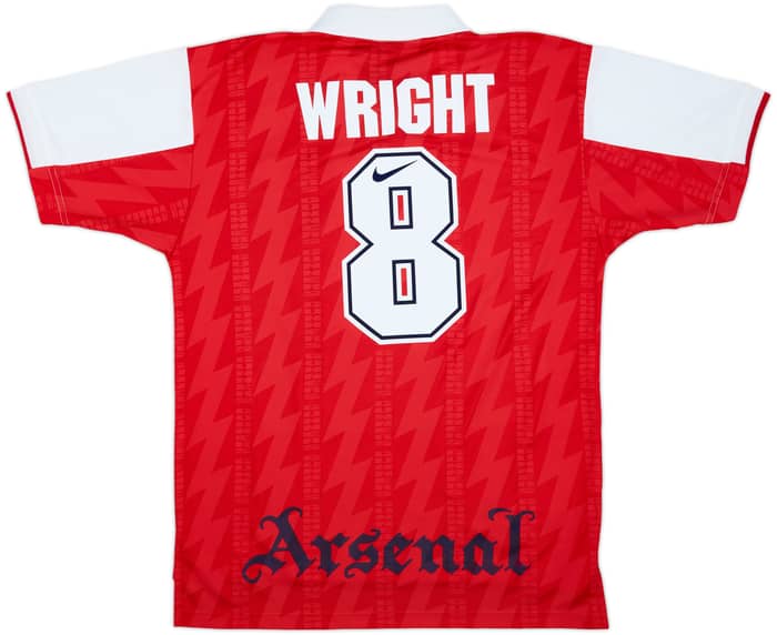 1994-96 Arsenal Home Shirt Wright #8 - 9/10 - (L)