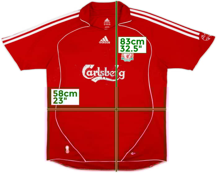 2006-08 Liverpool Home Shirt - 4/10 - (XL)