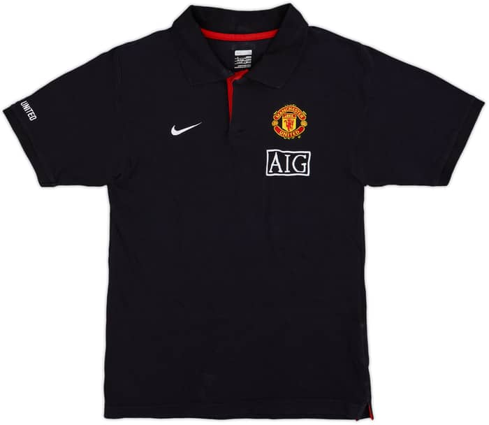 2008-09 Manchester United Nike Polo Shirt - 7/10 - (S)