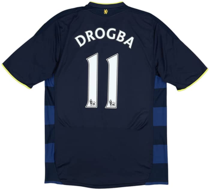 2009-10 Chelsea Away Shirt Drogba #11 - 8/10 - (L)
