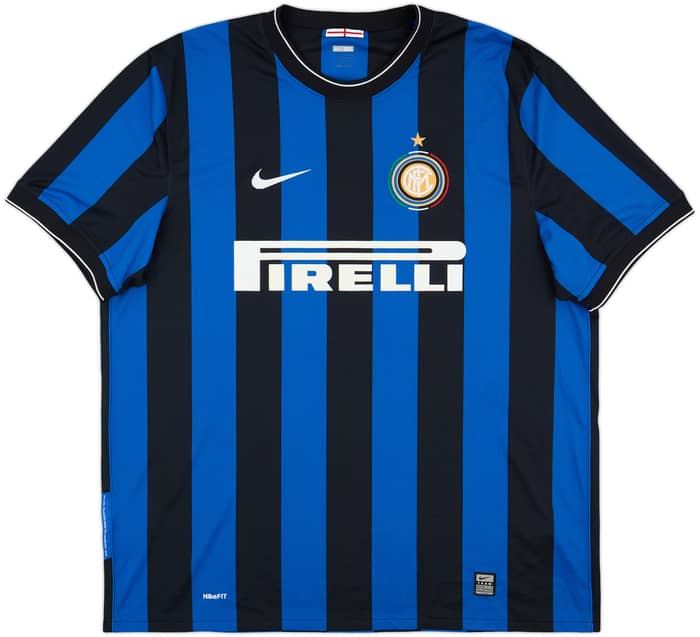 2009-10 Inter Milan Home Shirt Eto'o #9 - 7/10 - (XXL)
