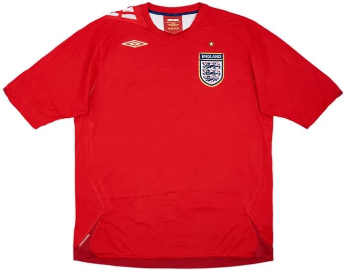 2006-08 England Away Shirt - 5/10 - (XL)