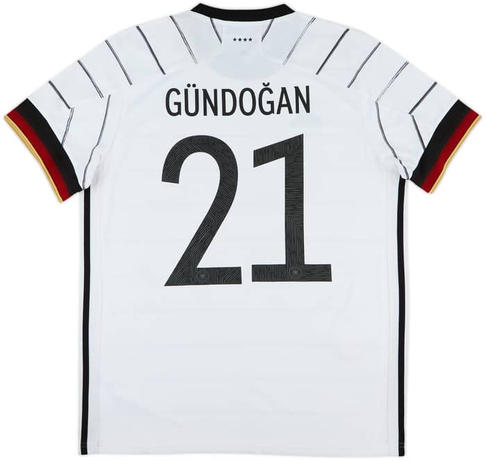 2020-21 Germany Home Shirt Gundogan #21 - 8/10 - (L)