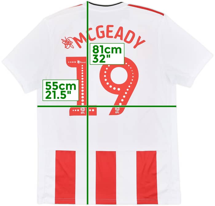 2019-20 Sunderland Home Shirt McGeady #19 - 7/10 - (L)