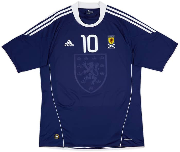 2010-11 Scotland Home Shirt Fletcher #10 - 10/10 - (XL)
