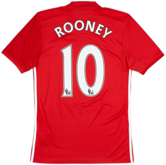 2016-17 Manchester United Home Shirt Rooney #10 - 8/10 - (XS)