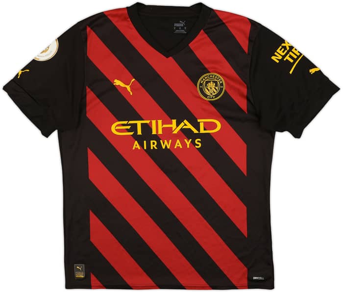 2022-23 Manchester City Away Shirt Haaland #9 - 10/10 - (XL)