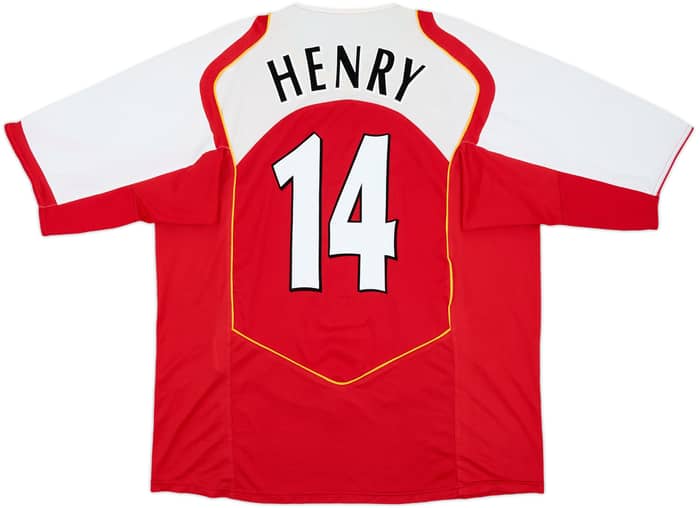 2004-05 Arsenal Home Shirt Henry #14 - 8/10 - (XXL)
