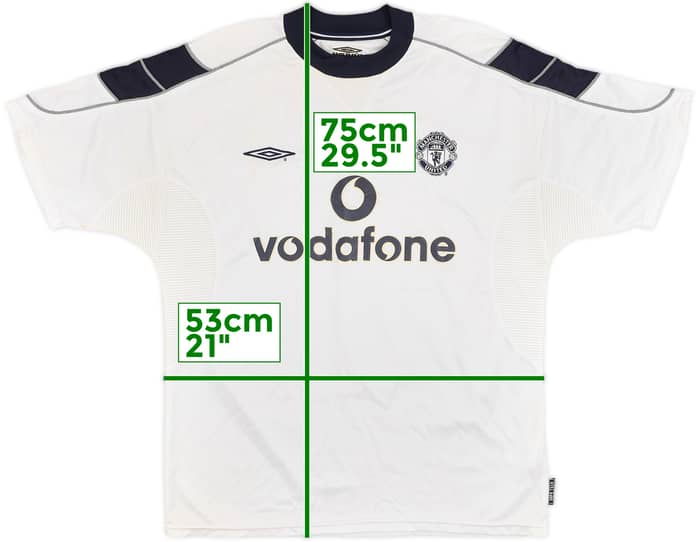 2000-01 Manchester United Away Shirt Beckham #7 - 7/10 - (M)