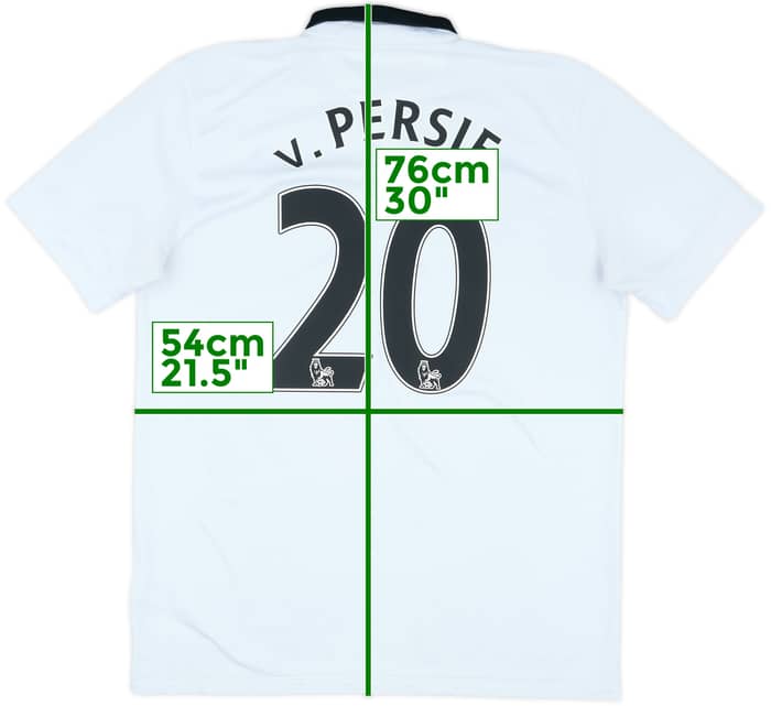 2014-15 Manchester United Away Shirt v.Persie #20 - 6/10 - (L)