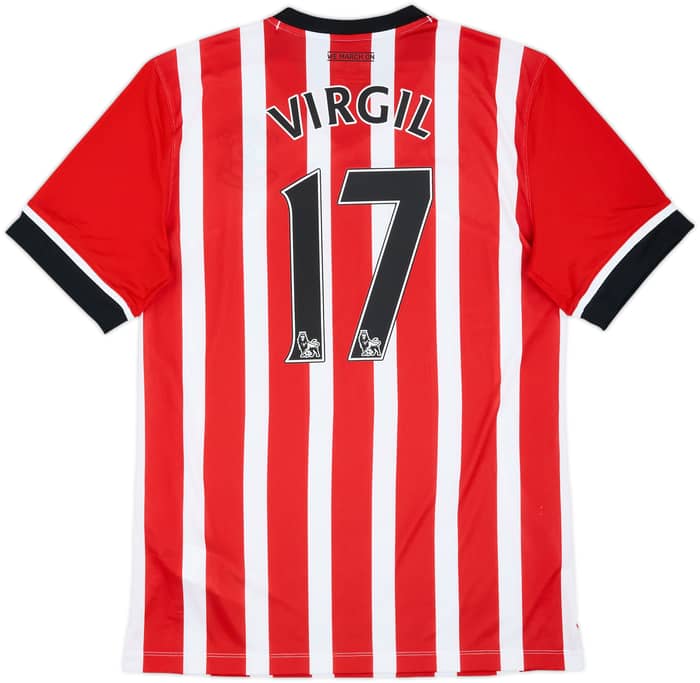 2016-17 Southampton Home Shirt Virgil #17 - 10/10 - (L)