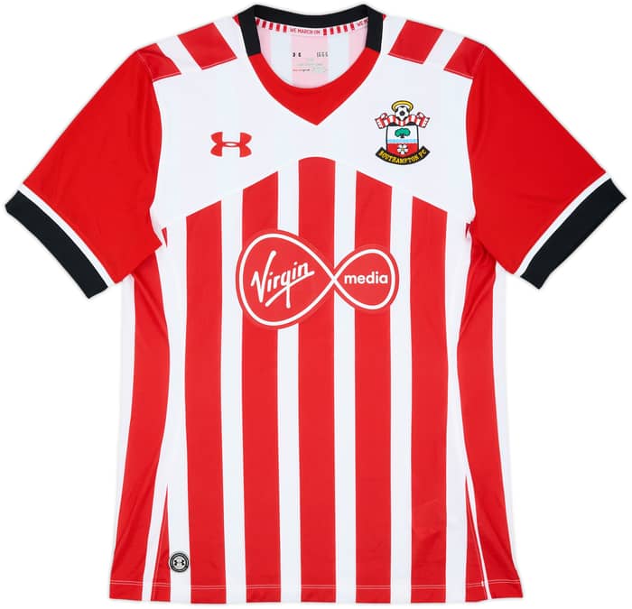 2016-17 Southampton Home Shirt Virgil #17 - 10/10 - (L)